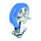 Vestil Polyurethane Precision Ball Bearing Swivel With Brake Caster 8 In. x 2 In. 881 lb Blue/Gray CST-PB-8X2PUA-SWB - alternate 3